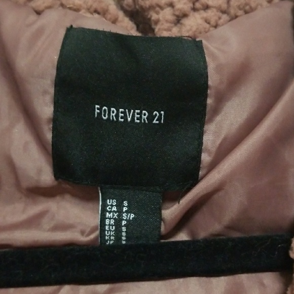 Forever 21 Pink Teddy Hoodie - Picture 2 of 4
